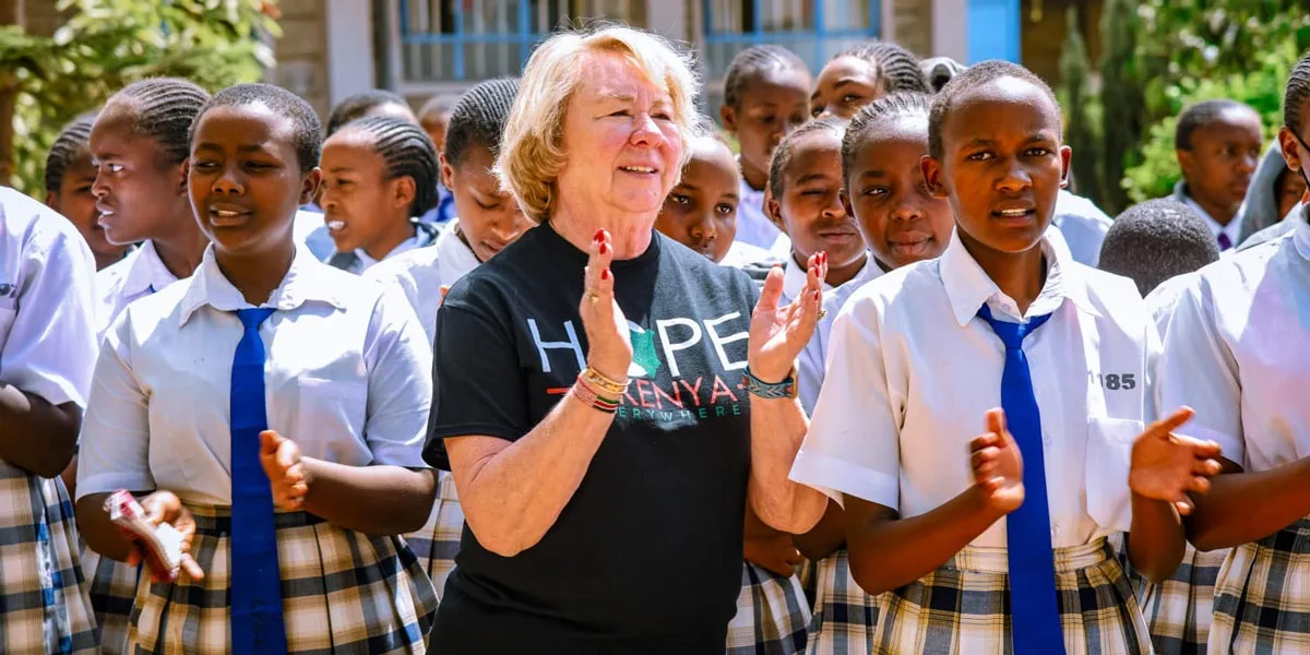 School visit in Kenya